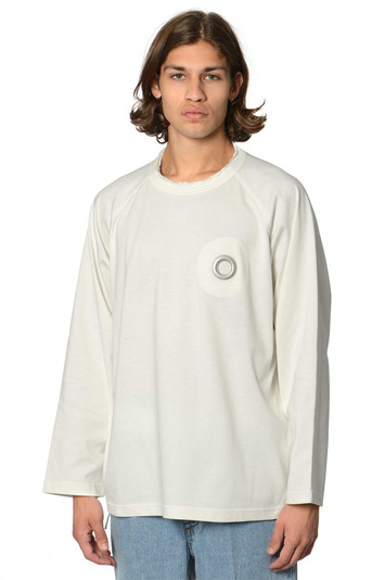 CRAIG GREEN Eyelet LS T-shirt White . Men . M