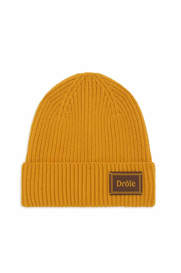 DRÔLE DE MONSIEUR Le Bonnet Laine Beanie Yellow