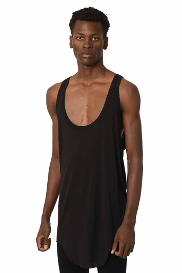 RICK OWENS Concordians Runway Pony Tank Black . Men . S