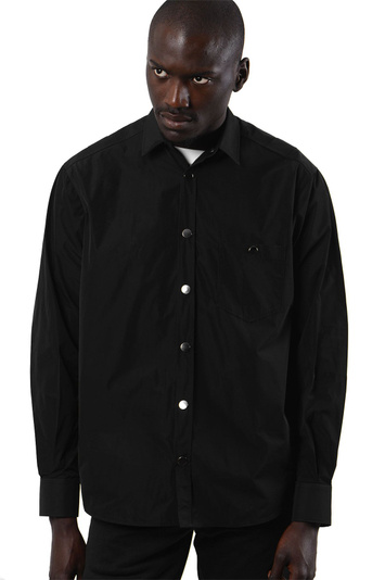 NYCOLE Black Nylon Shirt . Men . M