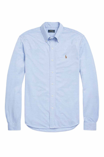 POLO RALPH LAUREN Custom Fit Stretch Oxford Shirt Blue