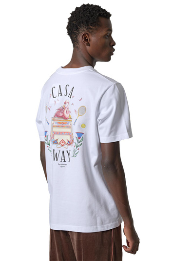 CASABLANCA Casa Way T-Shirt Weiß