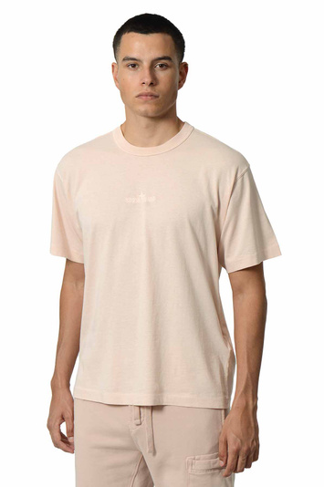 STONE ISLAND 2100025 Organic Cotton Jersey T-shirt Antique Rose . Men . XL