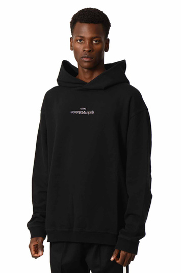 Maison Margiela Logo Hoodie Black