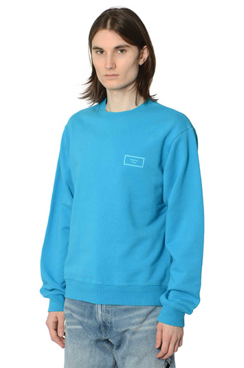 MARTINE ROSE Box Logo Classic Sweatshirt Blue . Men . S