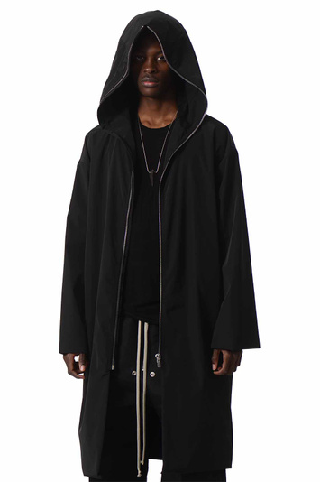 RICK OWENS Hollywood Hooded Gimp Coat