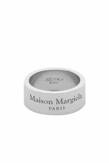 MAISON MARGIELA Bague Logo Argent