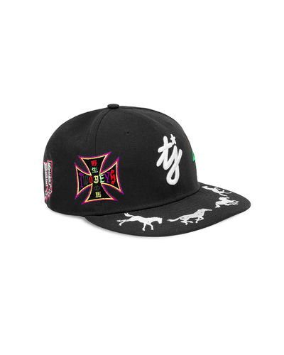 NEW ERA X TWOJEYS Embroidered 59Fifty Fitted Cap Black . Men . 7 1/4 (57.7cm)