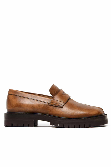 MAISON MARGIELA Tabi County Loafer Shoes Brown