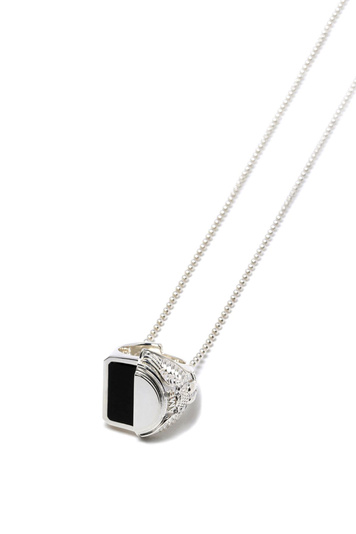 AMBUSH SSS Misfit College Ring Necklace
