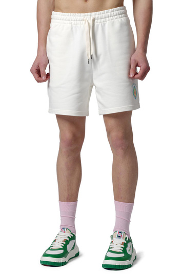 CASABLANCA Airbrush Smiley Sweatshorts Off-White