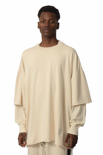 DRKSHDW Hollywood Tommy Hustler Sweatshirt Natural