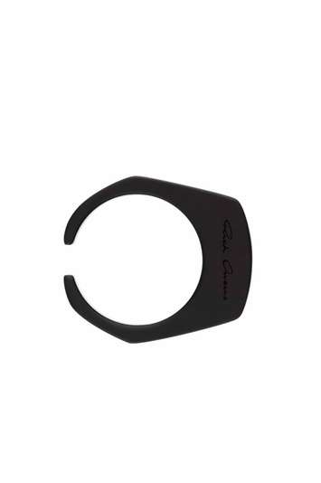 RICK OWENS Grill Ear Cuff Black