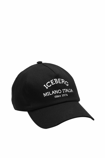 ICEBERG Heritage Logo Cap Black 