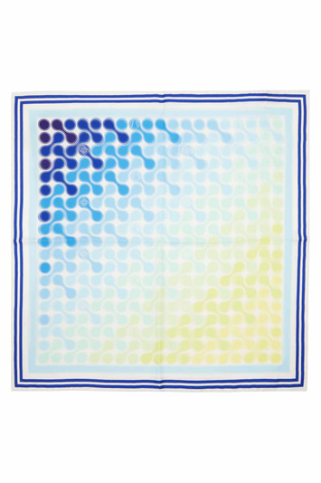 CASABLANCA Tennis Tile Large Silk Scarf