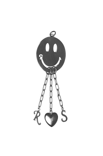 RAF SIMONS X SMILEY Silver Necklace Pendant