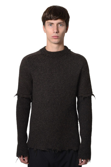 DAMIR DOMA Brown Wool Kerkoni Jumper . Men . 46