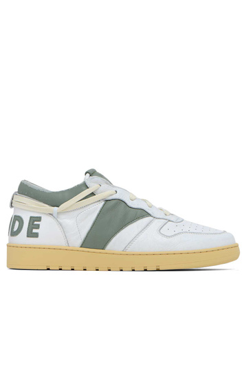 RHUDE Rhecess Low Sneakers White/Sage . Men . 7 UK