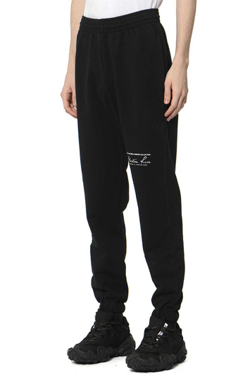 MARTINE ROSE Logo Slim Joggers Black . Men . XS