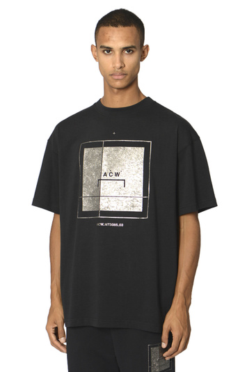 A-COLD-WALL* Foil Logo T-shirt Black . Men . S