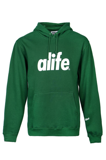 ALIFE Green Logo Hoodie . Men . S