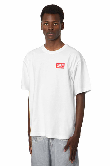 DIESEL T-Nlabel-L T-shirt White . Men . XL