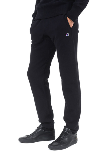 CHAMPION Logo Black Joggers . Men . XL