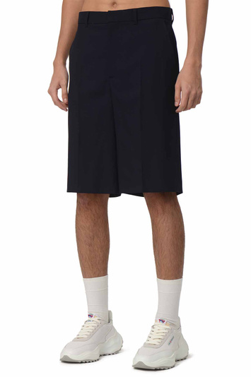 CASABLANCA Wool Tailored Shorts Navy