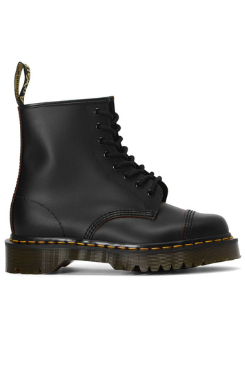 DR. MARTENS 1460 Bex Toe Cap Lace Up Boots Black Quilon