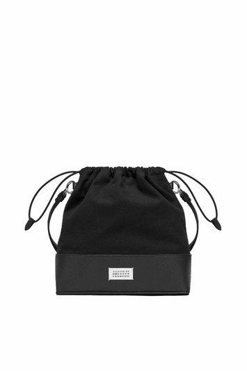 MAISON MARGIELA 5AC Daily Drawstring Backpack Small Black