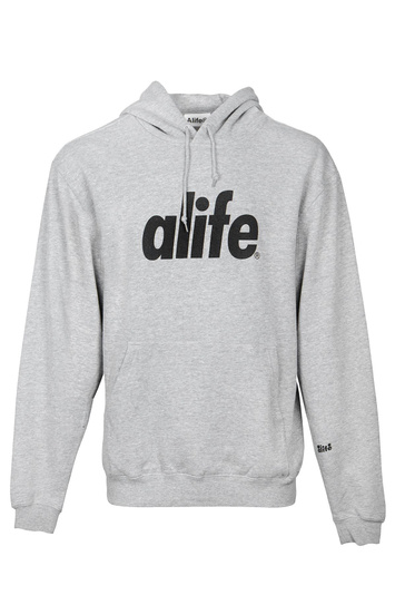 ALIFE Grey Logo Hoodie . Men . M