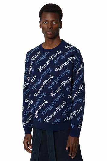 KENZO X VERDY Strickpullover Blau