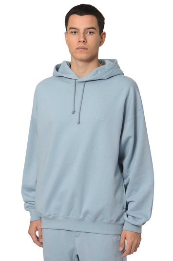 Y-3 Brushed Terry Relaxed Hoodie Sky Blue . Men . M