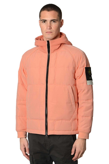 STONE ISLAND Cupro Cotton Stella With Primaloft Insulation Jacket Peach . Men . M