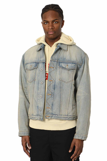KENZO Uniform Gear Denim Jacket Vintage Wash . Men . S