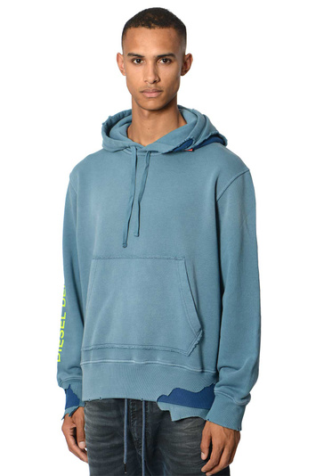 DIESEL S-Macsrot-Kapuzenpullover