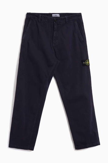 STONE ISLAND 3100008 Coton panaméen biologique 'Old' Effect Navy Blue