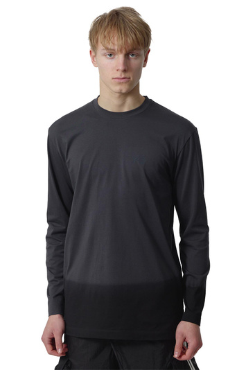 Y-3 Dipped Long Sleeve T-shirt Faded Black