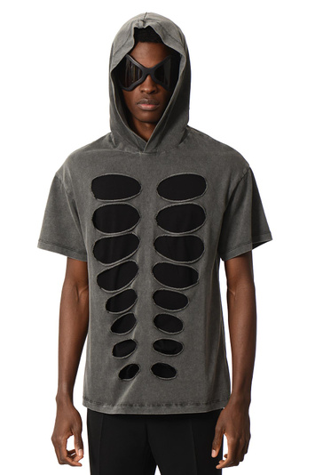 AVAVAV Theo Hooded Cutout T-shirt