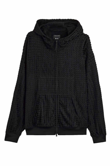 Y-3 Reversible Hooded Track Jacket Black . Men . M