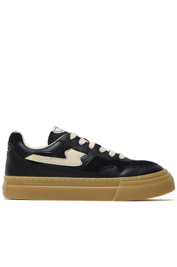 STEPNEY WORKERS CLUB Dellow S-Strike Canvas Sneakers Black/Gum . Men . 39