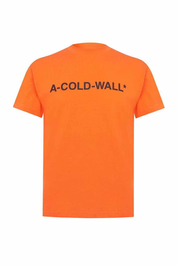 A-COLD-WALL* Logo Orange T-shirt . Men . L