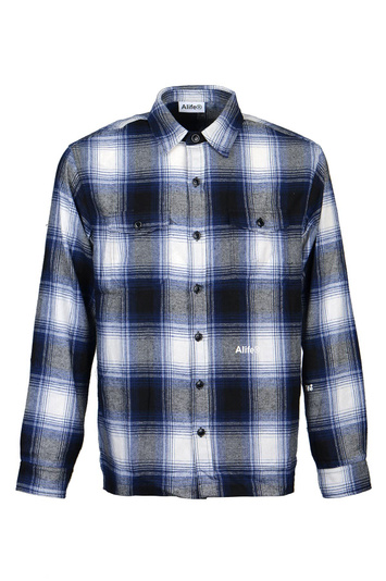 ALIFE Blue Checked Overshirt . Men . S