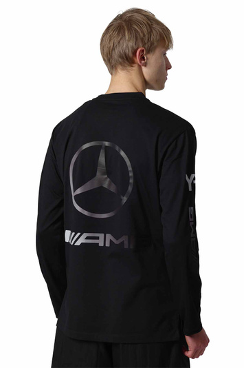 Y-3 x Mercedes AMG Petronas Formula 1 Team Chaos Logo LS T-shirt Black