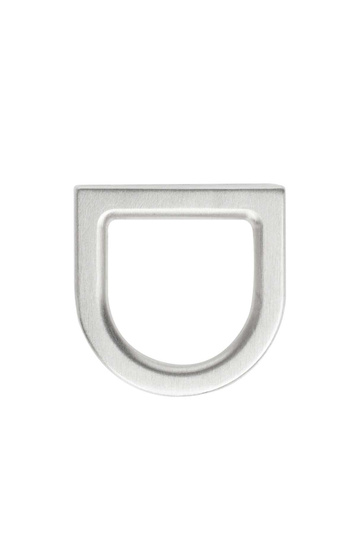 RICK OWENS Bague Dring Palladio Silver