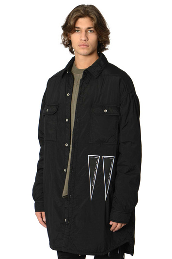 DRKSHDW Woven Padded Shirt Jacket Black . Men . L
