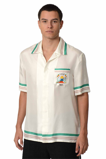 CASABLANCA Casa Way Silk Shirt 