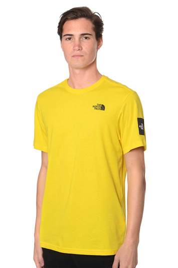 THE NORTH FACE Rescue Logo Lightning Yellow T-shirt