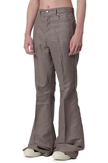 RICK OWENS Tower Runway Bolan Bootcut Trousers Dust . Men . 33