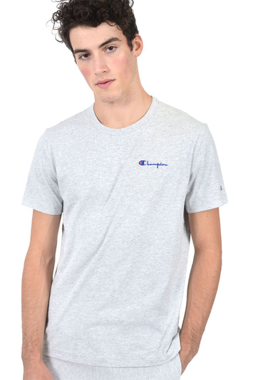 CHAMPION Logo Grey T-Shirt . Men . L